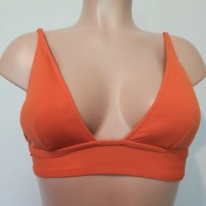 J. Crew V-neck Bikini Top Size S